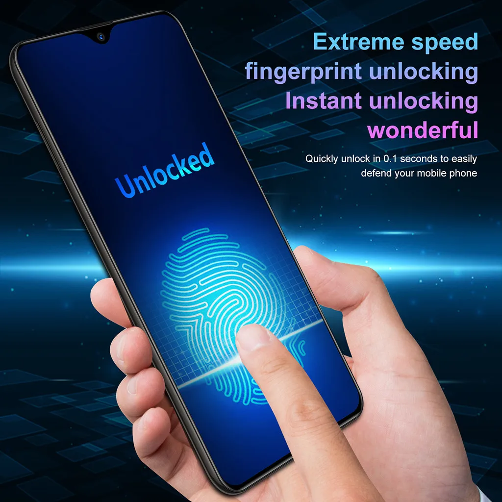 P36 5G Смартфон Android 9,0 6,2" экран капли 8G 128G MTK6749 четырехъядерный 8MP 3000mAh разблокировка лица ID мобильный телефон