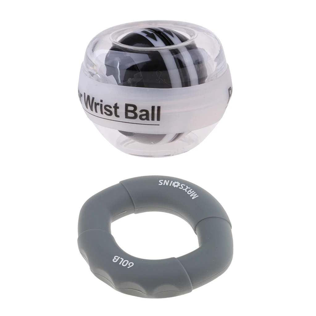 Auto-start Wrist Power Force Ball With Hand Grip Gripper Strength Trainer