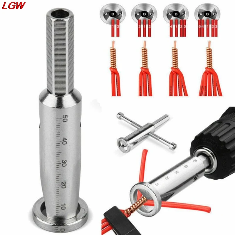 

Cable Connector Wire Twisting Twisting Tool Wire Stripper is used for electric drill drive car and other cable maintenance
