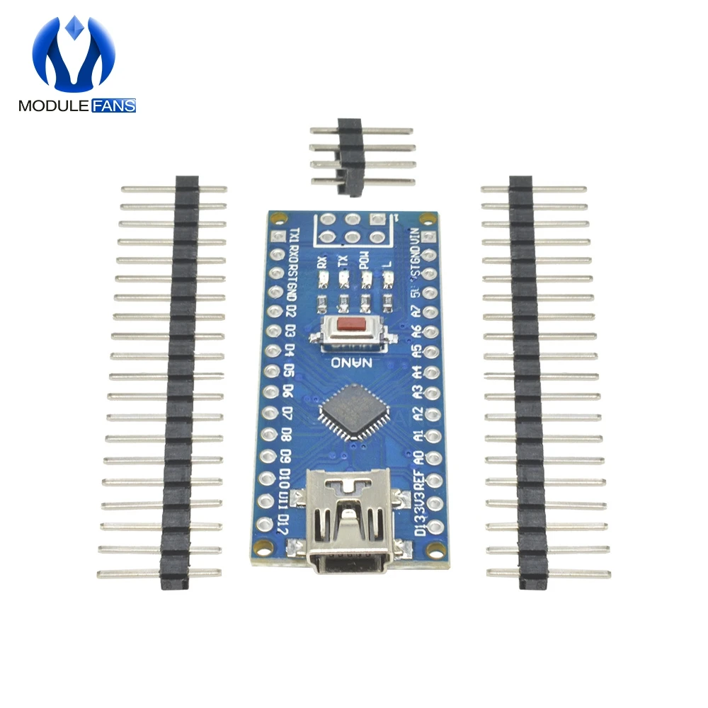 Плата контроллера Mini USB CH340 Nano v3.0 3 0 ATmega328P плата совместимая с Arduino драйвер V3.0