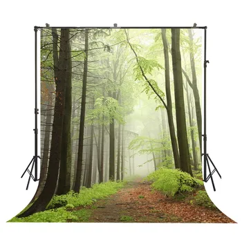 

HuaYi natural scene photography forest decoration background backdrops for spring scene backdrops photoshoot D-9098