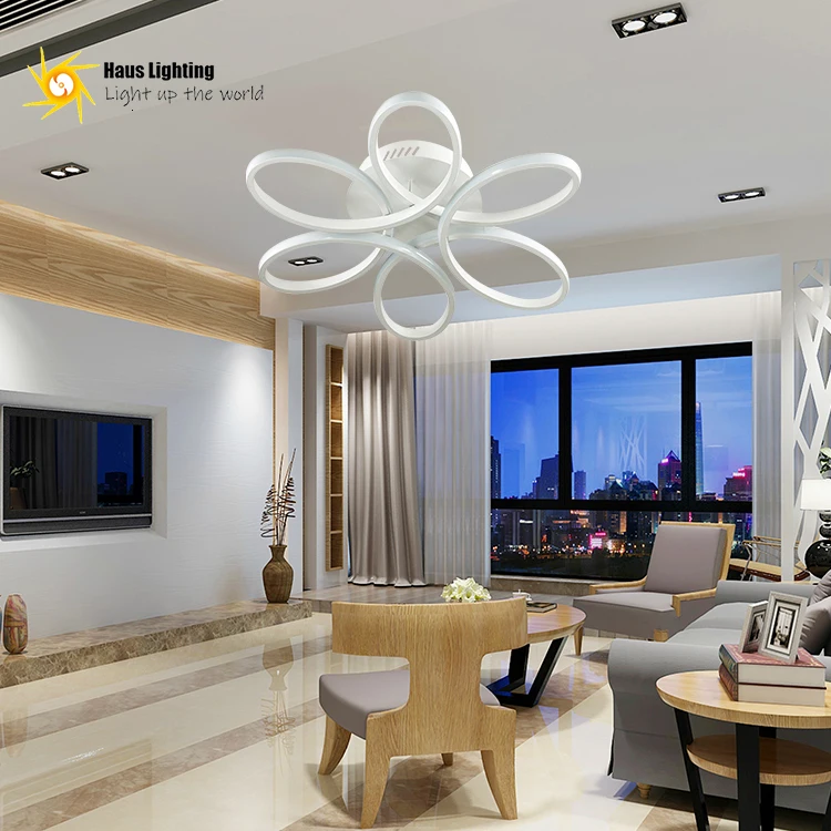 American Acrylic Living Room Simple Modern European Household Bedroom Lights Creative Restaurant Ceiling Light scandinavian