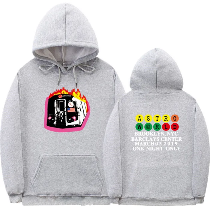 

Mens Autumn Designer Hoodies TRAVIS SCOTT ASTROWORLD Hip Hop Singer Homme Clothing Long Sleeve Pullover Solid Color Casual Appar