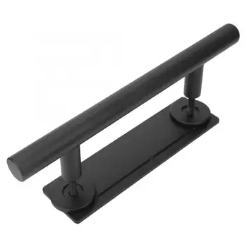 

Barn Door Pull Handle Two-Side Sliding Door Closet Shed Furniture Handle Black stainless steel door