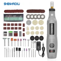 SHENHAOXU 100-240V Mini Drill Engraving-Pen Dremel-Tools Accessoraies-Set Adjustable Grinding With Multifunction power tool 1