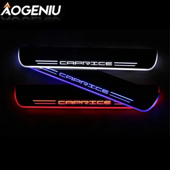 

LED Door Sill Customize Scuff Plate Pedal Acrylic Compatible For CHEVROLET CAPRICE 2006-2020 Exterior Moving Car Accessories