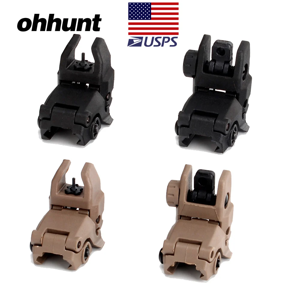 Тактический комплект ohhunt Model 4 AR 15 флип ап передний и задний прицел регулировка
