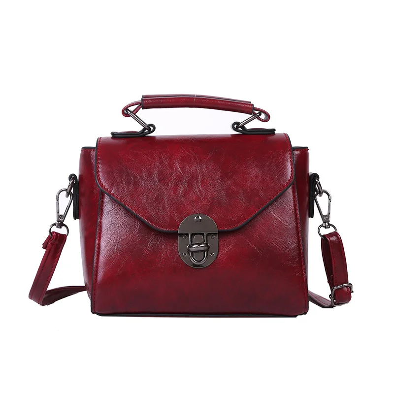 

Women's 2021 New Fashion Versatile One Shoulder Messenger Bag Retro Small Square Purse