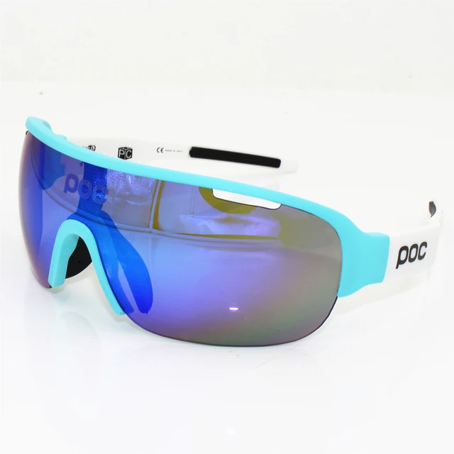 POC Cycling Sunglasses 3 Lens Sport Road Mountain Bike Bicycle Riding Glasses Eyewear Goggles Oculos De Sol Masculino Running 3