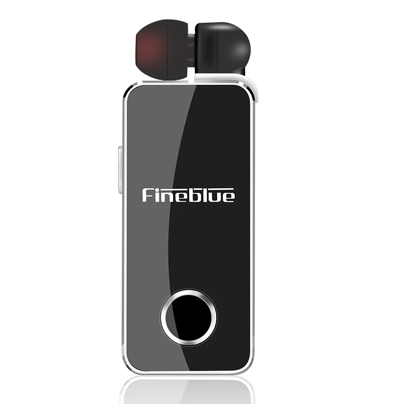 

Fineblue i-X9 bluetooth 5.0 aluminum alloy retractable call vibration Bluetooth earpiece wireless earphone Bluetooth headset