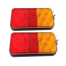

2pcs Easy Install Stop Lamp Night Durable Turn Signal Safe Driving LED Tail Light For Car Replacement Part RV 12V Truck Trailer