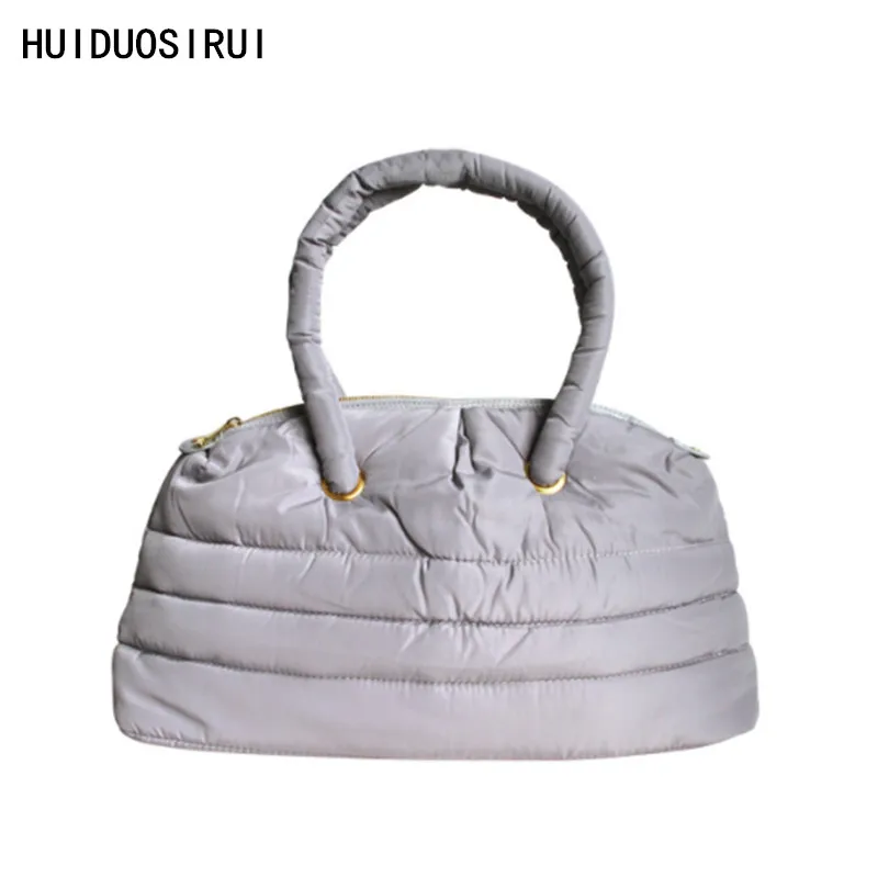 

2019 new Winter Warm Women Tote Handbag Down Feather Female Shoulder Bag Space Cotton Crossbody Bag Bolsa Feminina Sac A Main