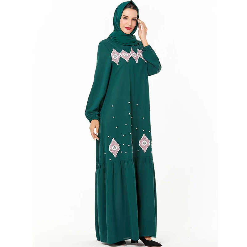 Plus Size Arabic Abaya Dubai Muslim Hijab Dress Islamic Clothing For Women Jilbab Caftan Marocain Kaftan Turkish Dresses Ramadan