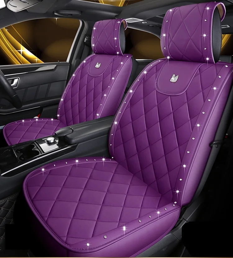 

Autocovers Car Seat Covers For Sudan SUV Durable Leather Adjuatable Five Seats Cushion Mats For Corolla Camary RAV4 KIA-OPTIMA