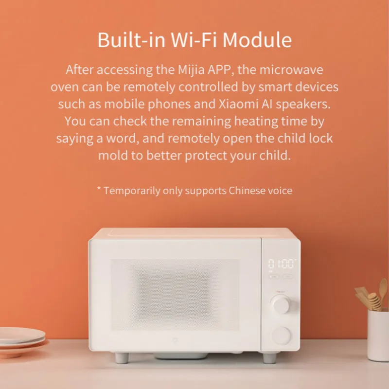 Новая Микроволновая печь Xiaomi Mijia, 700 Вт, умное приложение, дистанционное управление, 20 л, большая емкость, 60 с, быстрый нагрев, микроволновая печь для дома