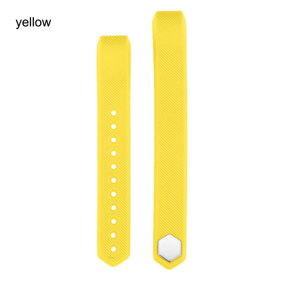 yellow S Силиконовый ремешок для наручных часов высокого качества браслет Для Fitbit Alta/Fitbit Alta HR - Цвет ремешка: yellow S