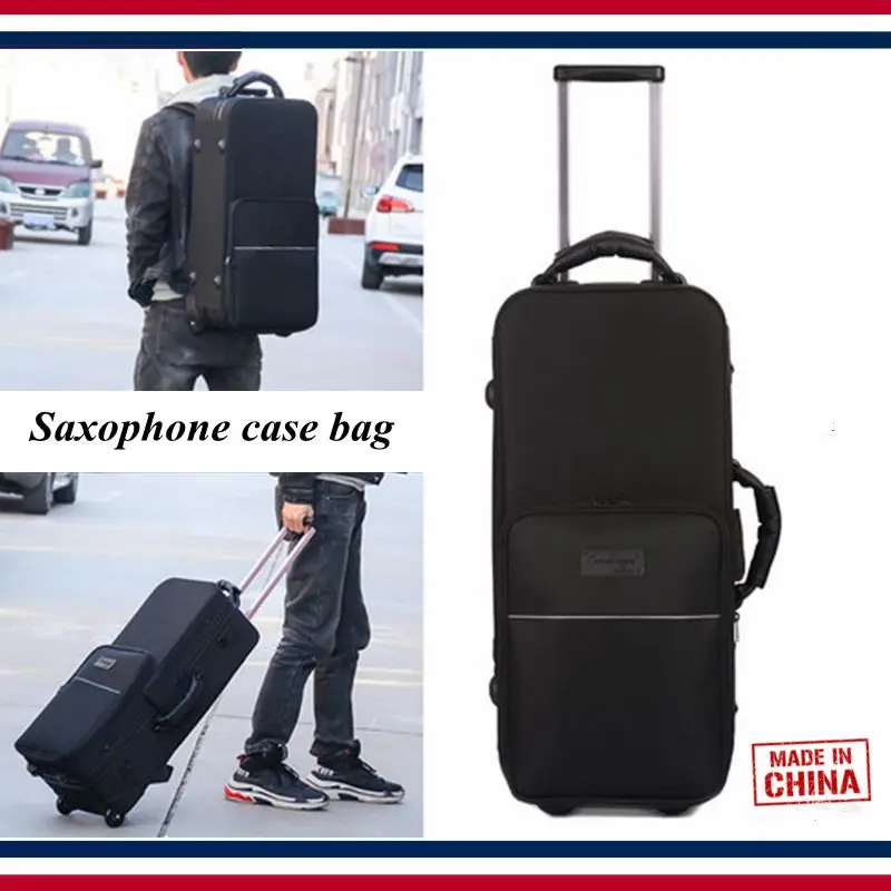 

Saxophone accessories - saxophone case - Bb Tenor Eb Alto saxophone case bag , portable backpack , Rod tug - saxophone parts