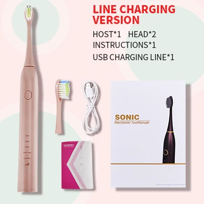 DC Gold Kit Электрическая зубная щетка Brosse A Dent электрик, высокое качество, умная головка, сменная зубная щетка, зубная щетка, Spazzolino Elettrico 5133 - Цвет: DC Gold Kit