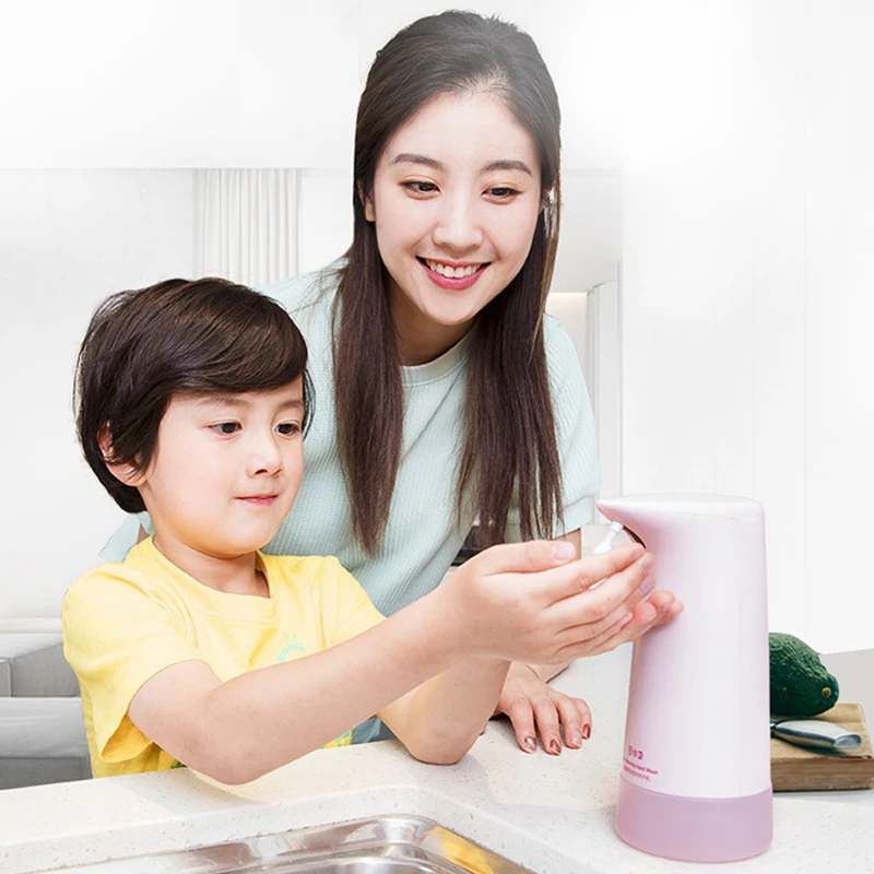 

250ml Liquid Soap Dispenser Intelligent Auto Foam Soap Dispenser Induction Foaming Hand Washing Machine Bathroom Kitchen Tools