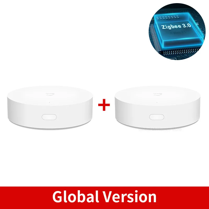 Global Xiaomi Mi Smart Home Hub Multimode Gateway Wi-Fi zigbee Ble Mesh Hub Work With Mijia APP Apple Homekit Intelligent 