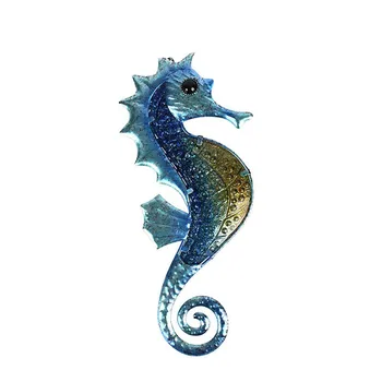 

Metal Seahorse Wall Decoration Iron Artwork Home Decoration Animal Art Sculptures Outdoor Statues Yard Decoration R5167