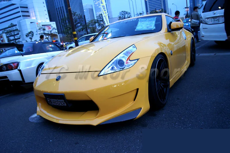 2009-2012 Nissan 370Z Z34 Amuse Style FRP Front Bumper with FRP Lip (10)
