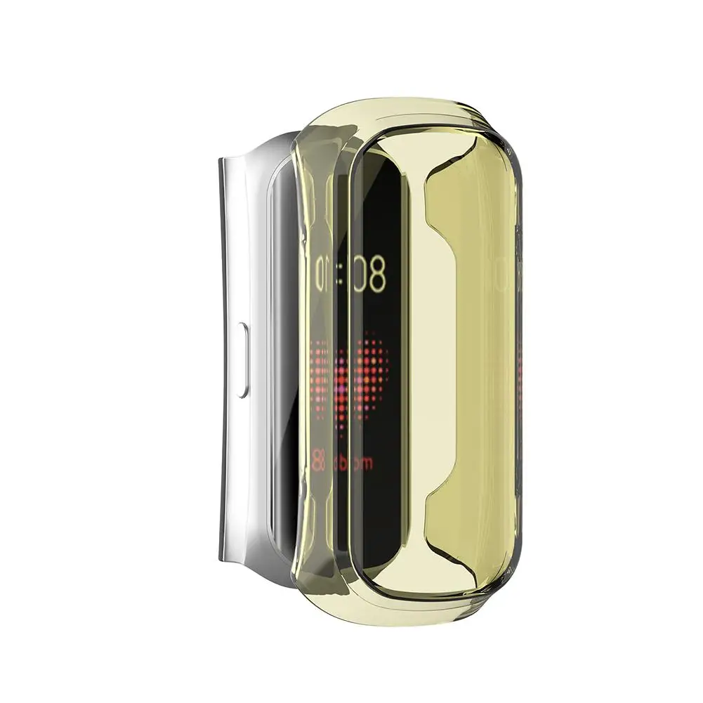 Прозрачный ТПУ защитный чехол на 360 градусов, чехол для samsung Galaxy Fit-e R375, умный Браслет, защитная оболочка, поддержка