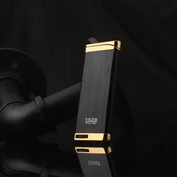 

Metal Ultra-Thin Long Stripe Jet Lighter Torch Turbo Butane Gas 1300 C Lighter Windproof Cigar Cigarettes Light Portable Lighter