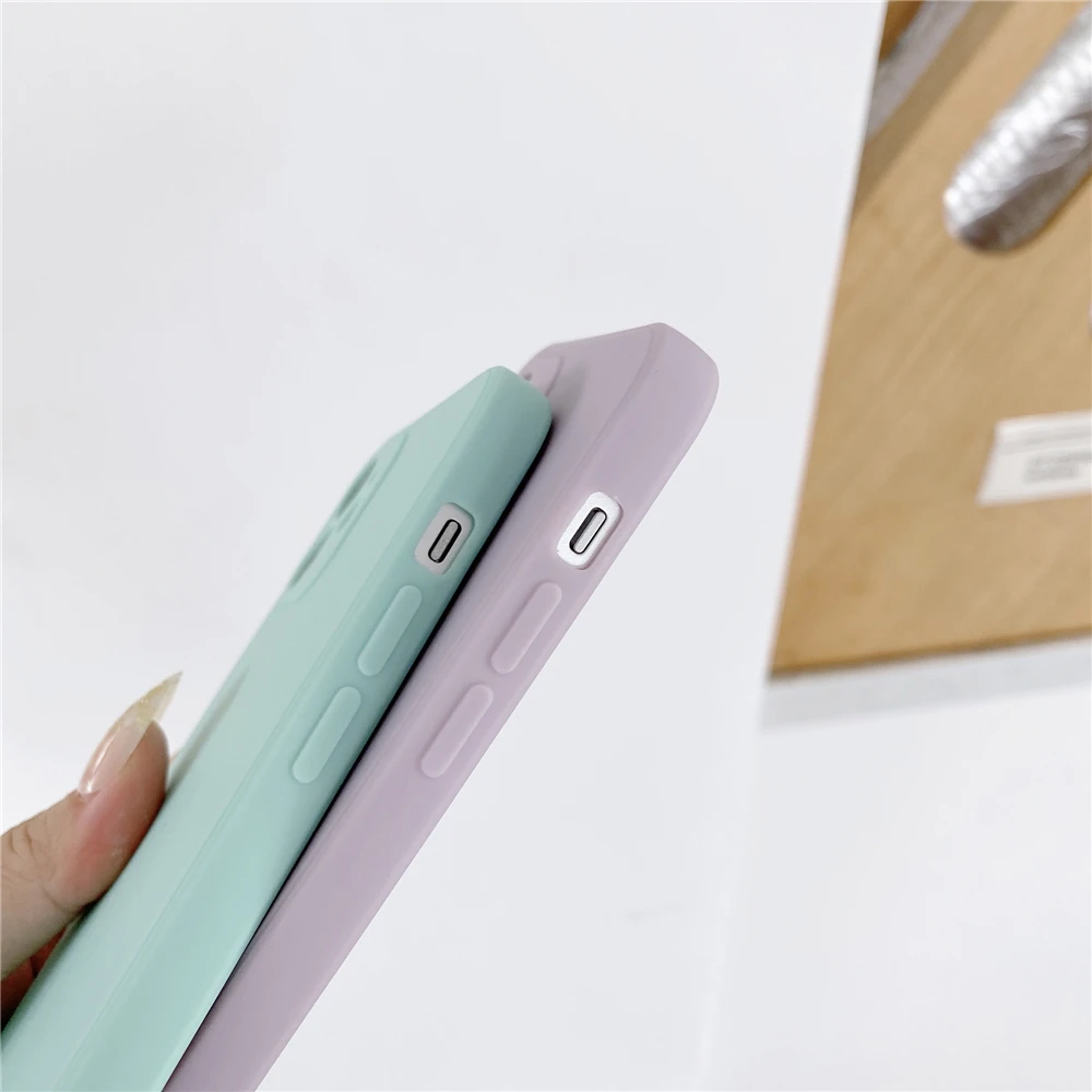 Original Square Soft Silicone Phone Cover