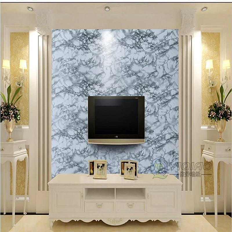 

Self Adhesive Imitation Marble Pattern Sticker Wallpaper Living Room Renovation of Furniture Waterproof Vinyl Wall Sticker Roll