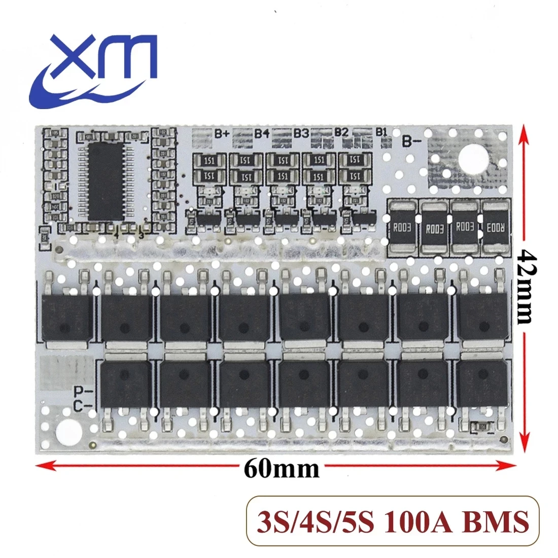 5S 100A 21V BMS 5S/4S/3S Li Ion LMO Ternary литиевая батарея Защитная печатная плата|Интегральные