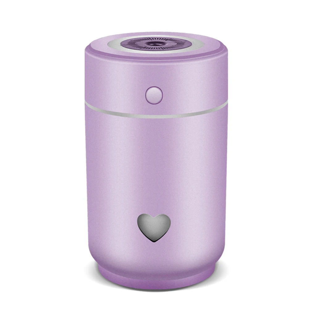 Чашка увлажнитель воздуха для автомобиля usb зарядка для автомобиля Difiuser цветной Ночной светильник портативный увлажнитель воздуха Арома лампа J002 - Название цвета: Фиолетовый