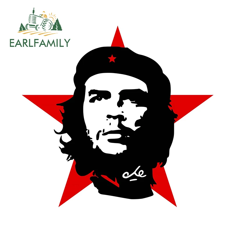 EARLFAMILY 13 см x 12 3 для Че Гевара Предупреждение виниловые автомобильные наклейки