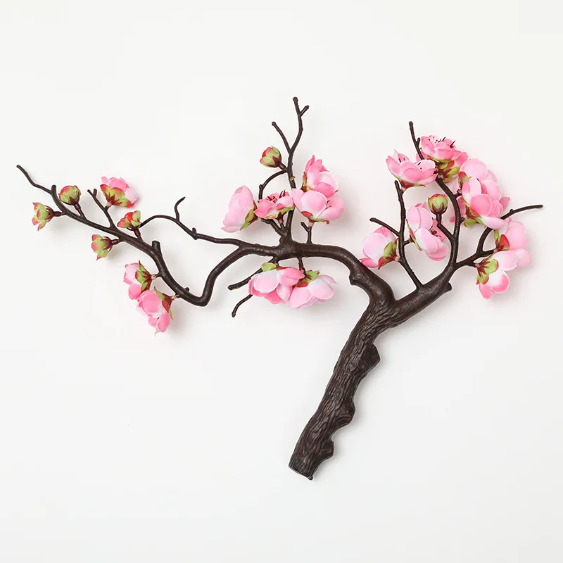 Искусственные цветы для дома, свадьбы, Декоративные искусственные цветы, зимний декор для сада - Цвет: short-pink