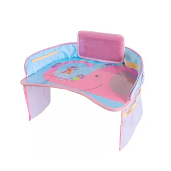 

2019 Baby Car Tray Plates Portable Waterproof Painting Eating Table Desk Children Toys Storage Holder