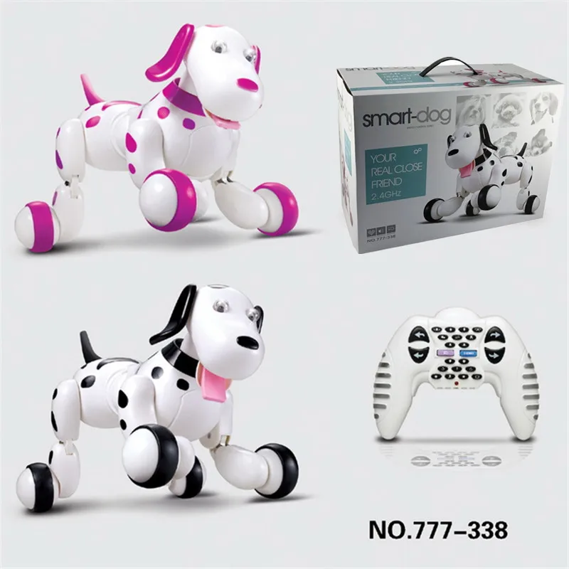  New Birthday Gift RC Robot toy Dog 2.4G Wireless Remote Control Smart Robot Dog Educational Toys ap - 4000207120146