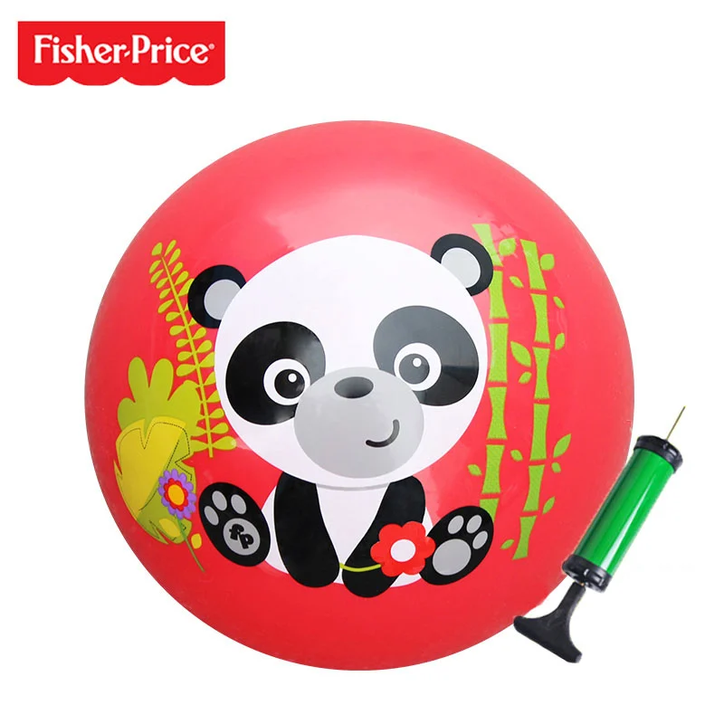Fisher-Price детские игрушечные мячи ПЭТ мяч детский сад мультфильм животных надувной мяч детский мяч детские развивающие игрушки для детей