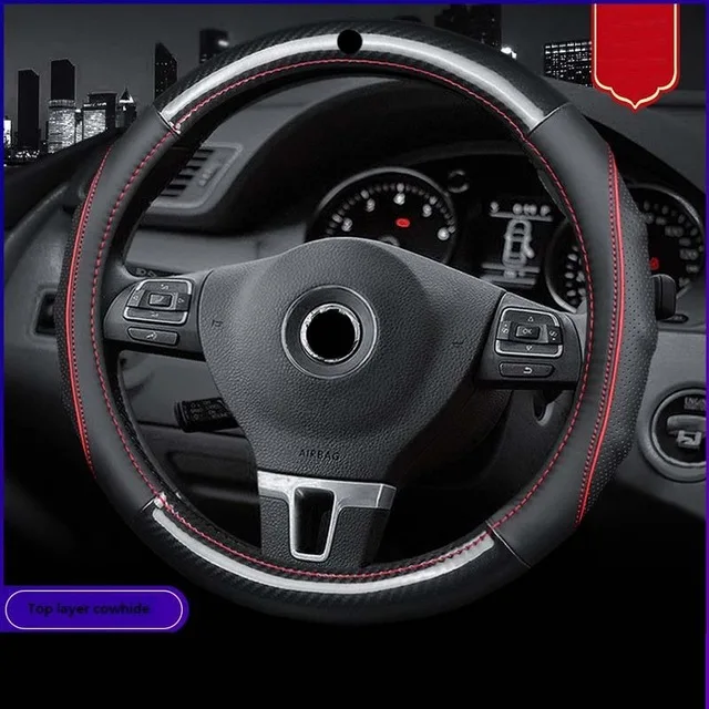 Чехол рулевого колеса автомобиля для Mitsubishi asx carisma colt galant grandis lancer 10 9 lancer ex ix outlander - Название цвета: O black red