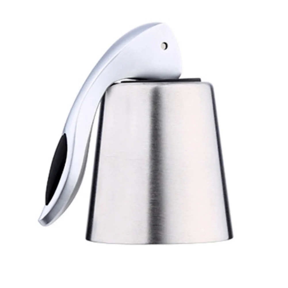 Stainless Steel Wine Bottle Vacuum Stopper Sealed Plug Home Kitchen Bar Gadget