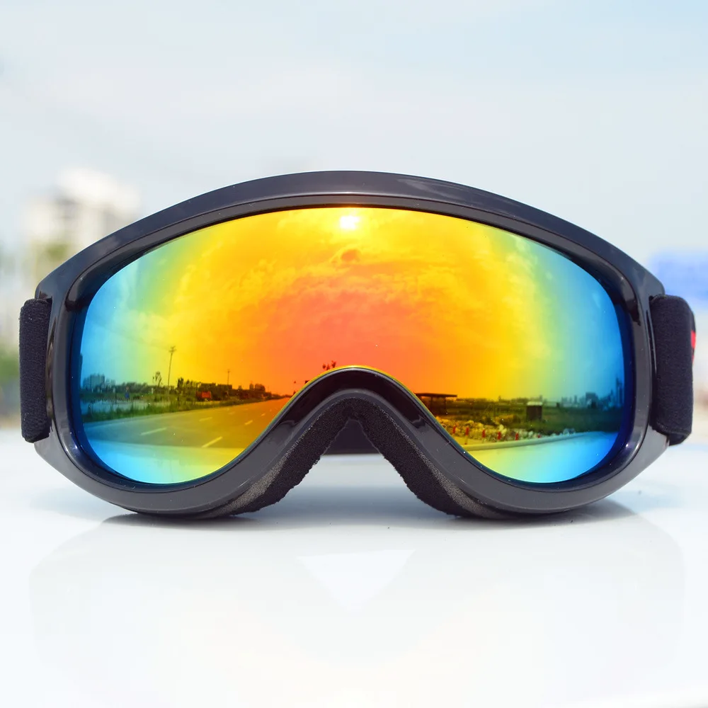 Лыжные очки противотуманные для сноуборда пылезащитные UV400 катания на лыжах езды
