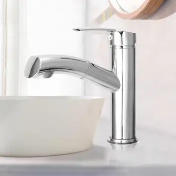 

Bathroom Lifting Swivel Spout Faucet Single handle Telescopic Faucet bathroom faucet Mixer Tap robinet salle de bain