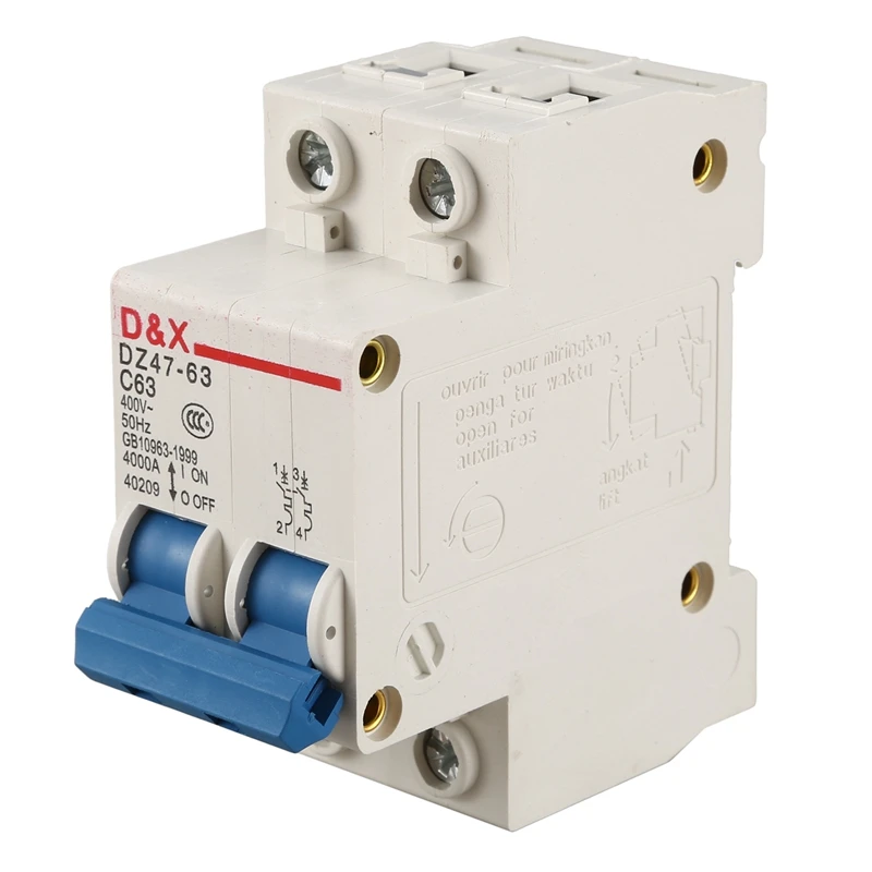 2P 63A DC400V MCB фотоэлектрический выключатель солнечной энергии (pv) | Обустройство