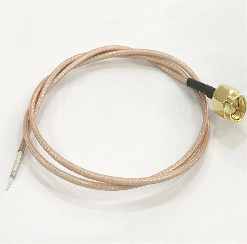 10 шт. SMA штекер PCB разъем припоя Pigtail RG178 кабель 50 Ом для wifi беспроводной низкой потери 10 см 15 см 20 см 30 см