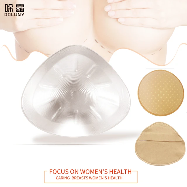 Silicone Breast Form Mastectomy Artificial Transparent Triangle