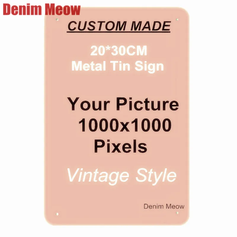 Tin-Signs Art-Poster Wall-Sticker License-Plates Iron Plaque Customize Home-Decor Retro