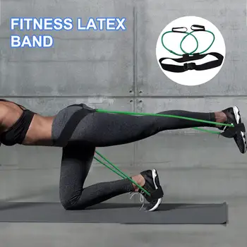 

Fitness Latex Band Butt Muscle Training Pedal Exercise Resistance Belt Workout Sports Yoga Elastic Rope Relieving Back Pain