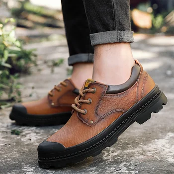 

Best Selling Casual Shoes Men Good Quality Leather Shoes Men Brand Men Flats Shoe Hard-Wearing Mens Fashion Casual Sneakers