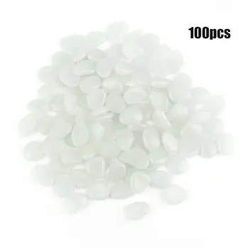 

Luminous Artificial Pebbles Stone White Aquarium Fish Tank Glow In The Dark Walkway Home Path Crafts Decoration Accessories