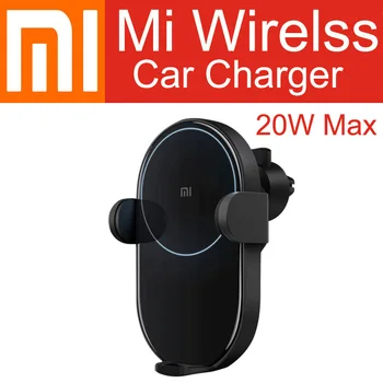 

Xiaomi Mi 20W Wireless Car Charger Mount 2.5D Glass Electric Auto Pinch Ring Lit Charging for Xiaomi Mi 10 Pro Mi 9 Pro CC9 Pro