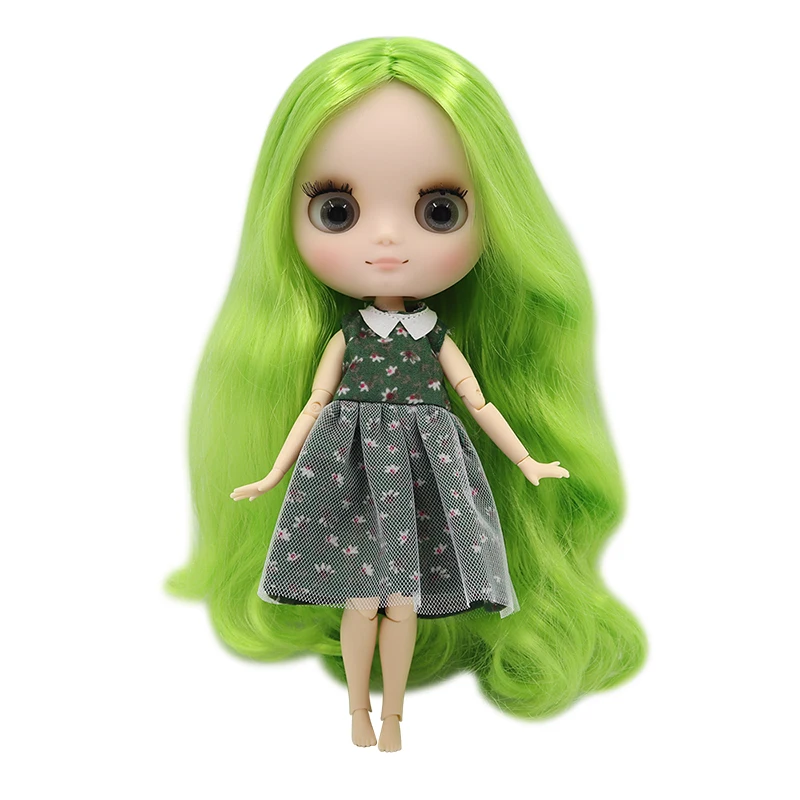 Средний Blyth 1/8 кукла, матовое/гладкое лицо, 20 Объединенный корпус, короткие/длинные волосы, кудрявые/прямые волосы, 20 см Обнаженная кукла